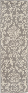 Jubilant Grey Vintage Polypropylene Area Rug