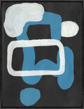 Colored Shapes on Black I