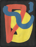 Colored Shapes on Black III