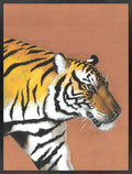 Orange, Black, and White