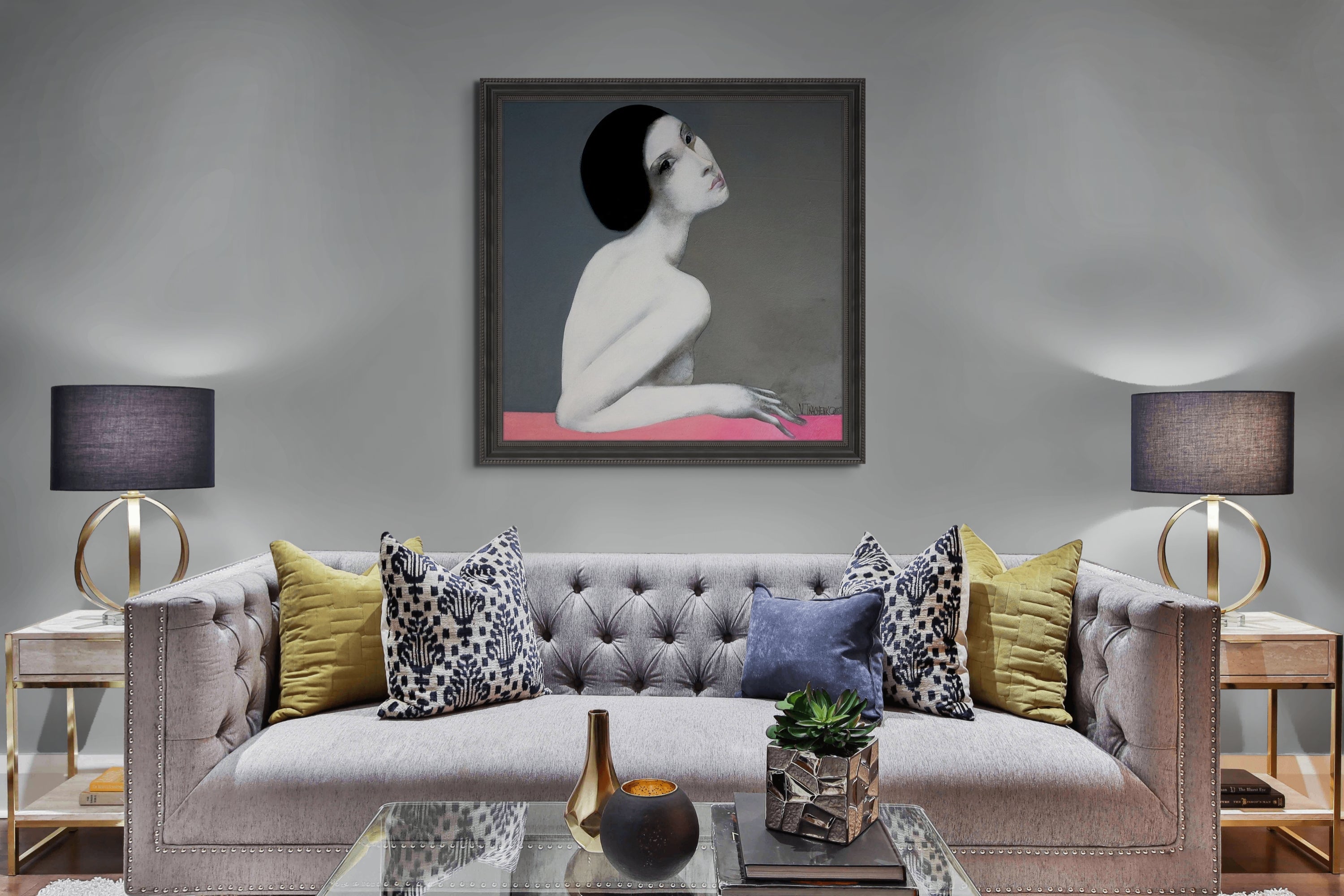 Brunette by Victor Tkachenko