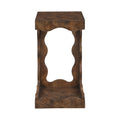 Ulric Burl Veneer End Table