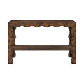 Ulric Burl Veneer Console Table