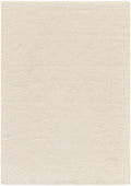 Pure Angles Ivory Modern Wool Area Rug