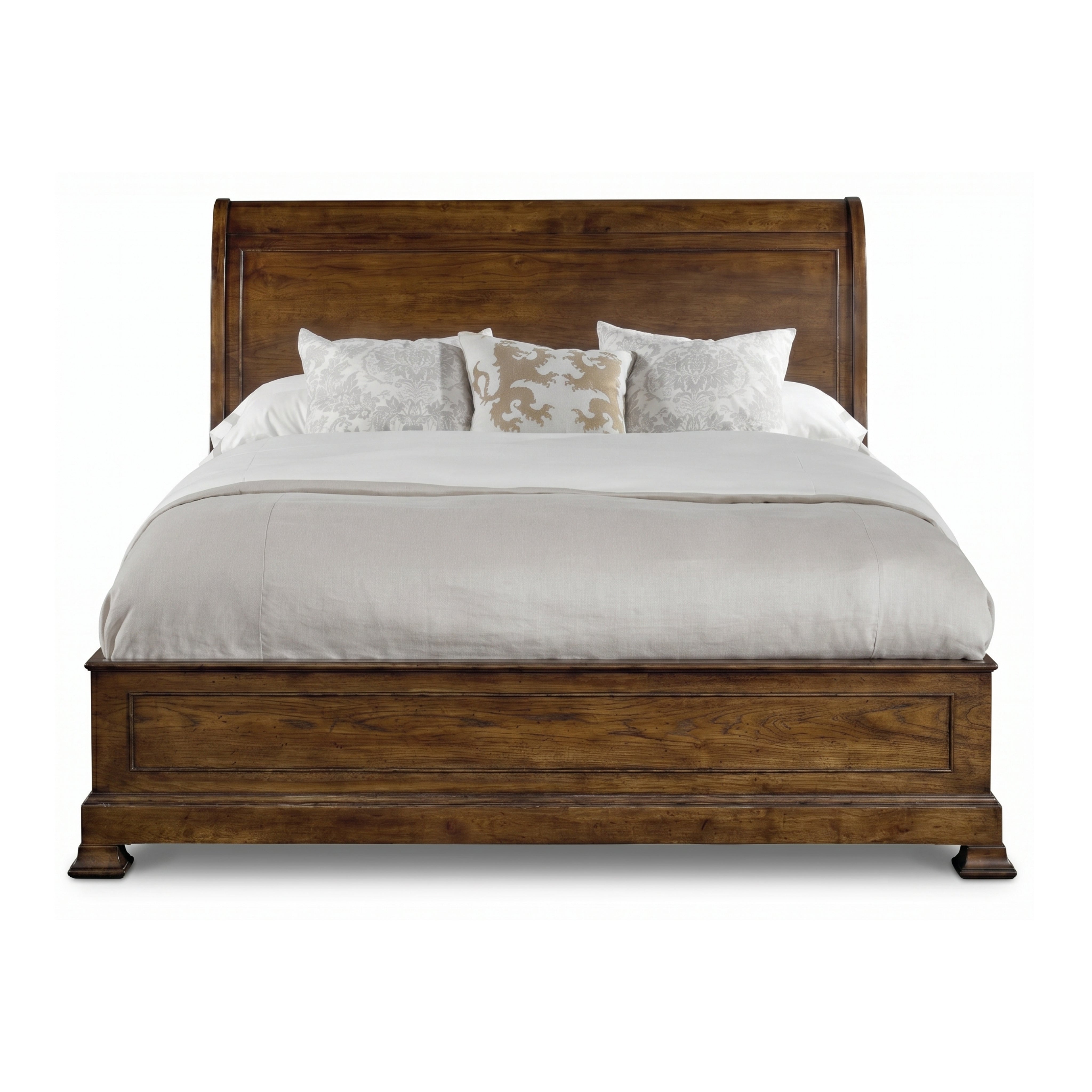 Archivist Sleigh Bed withLow Footboard