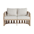 Romilly 60.5" Water Resilient Fabric Upholstered Outdoor Patio Loveseat