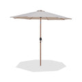 Federica Water Resistant Fabric And Aluminum Patio Umbrella