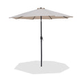 Federica Water Resistant Fabric And Aluminum Patio Umbrella