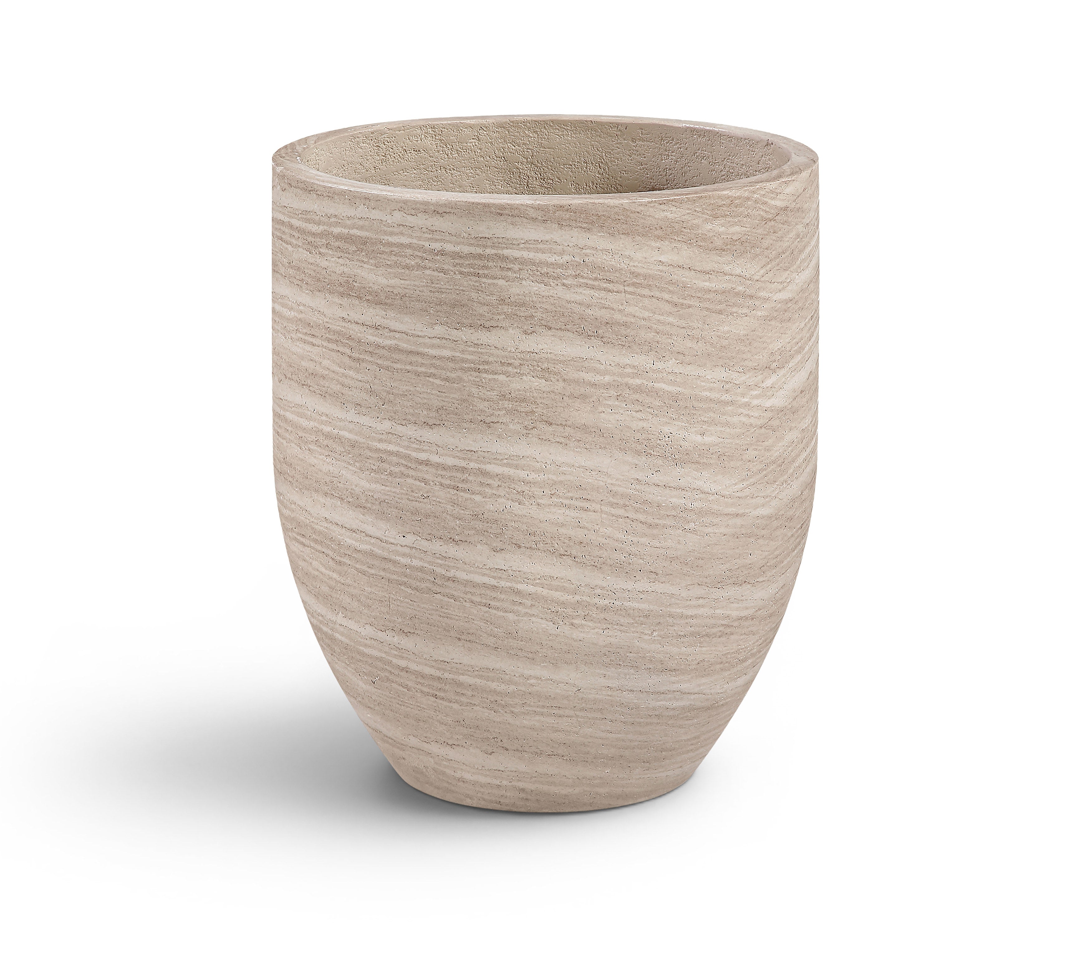 Fiorella Travertine Indoor / Outdoor Concrete Planter - P24