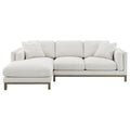 Geneva Boucle Upholstered Sectional Chaise Sofa