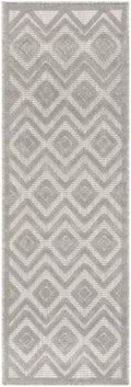 Versatile Silver Grey Modern Polypropylene Area Rug