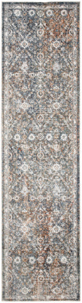 Astra Machine Washable Ivory Multicolor Vintage Polyester Area Rug