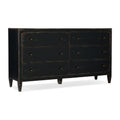 Ciao Bella Six-Drawer Dresser- Black