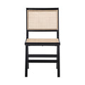 Pemberley Solid Wood And Natural Cane Dining Side Chair