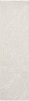 Central Park West Ivory Modern Polyester Area Rug