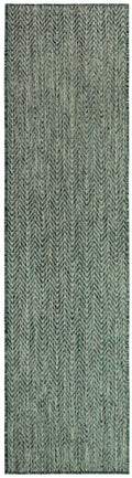 Horizon Indoor/Outdoor Green Modern Polypropylene Area Rug