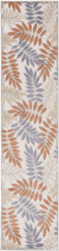 Aloha Blue Mocha Outdoor Polypropylene Area Rug