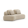Sasso LAF Armless Loveseat - Oatmeal