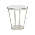 Flower of Life Side Table - White