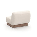 Seta Armless Chair Oatmeal
