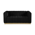 Lucasta 62.5" Velvet Upholstered Loveseat