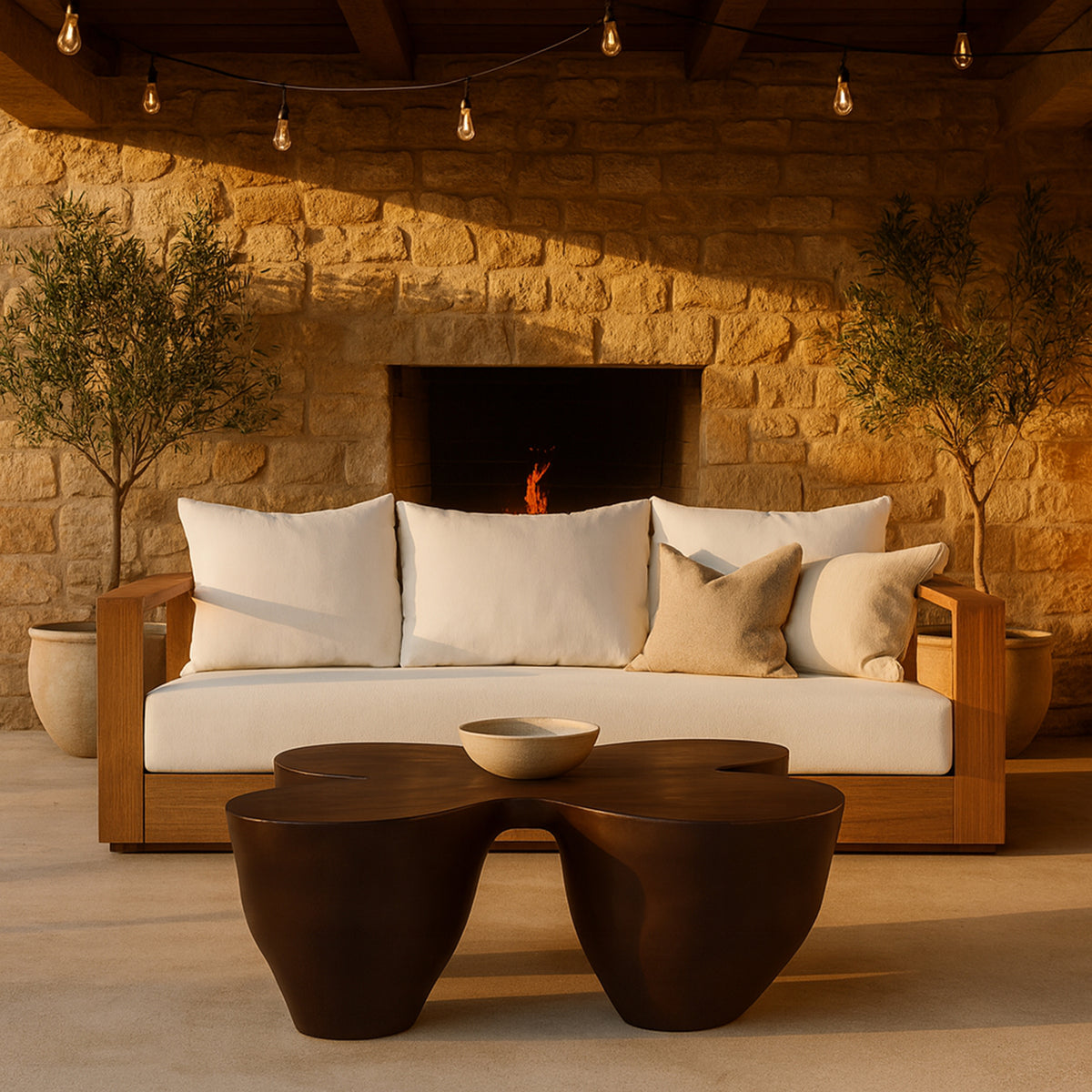 Felicity Concrete Indoor/Outdoor Coffee Table