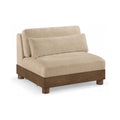 Tobin Chenille Fabric Upholstered Modular Armless Chair