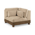 Tobin Chenille Fabric Upholstered Modular Corner Chair