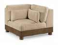 Tobin Chenille Fabric Upholstered Modular Corner Chair