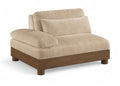 Tobin Chenille Fabric Upholstered Modular Left Arm Chair