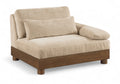 Tobin Chenille Fabric Upholstered Modular Right Arm Chair