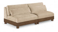Tobin 80" Chenille Fabric Upholstered 2pc. Modular Sofa