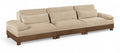 Tobin 135.5" Chenille Fabric Upholstered 3pc. Modular Sofa