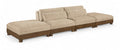 Tobin 160" Beige Chenille Fabric Upholstered 4pc. Modular Sofa - S4C