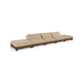Tobin 200" Chenille Fabric Upholstered 5pc. Modular Sofa