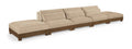 Tobin 200" Chenille Fabric Upholstered 5pc. Modular Sofa