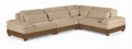 Tobin 127.75" Chenille Fabric Upholstered 4pc. Modular Sectional