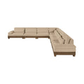 Tobin 167.75" Chenille Fabric Upholstered 7pc. Modular Sectional