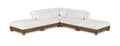Tobin 120" Cream Chenille Fabric Upholstered 5pc. Modular Sectional - Sec5C