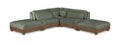 Tobin 120" Green Chenille Fabric Upholstered 5pc. Modular Sectional - Sec5C