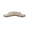 Tobin 120" Taupe Chenille Fabric Upholstered 5pc. Modular Sectional - Sec5C