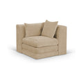 Sinclair Chenille Fabric Upholstered Modular Corner Chair