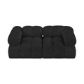 Anastasia 68" Boucle Fabric Upholstered 2pc. Modular Loveseat