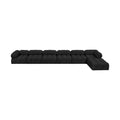 Anastasia 204" Black Boucle Fabric Upholstered 7pc. Modular Sectional - Sec7D
