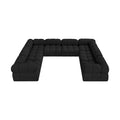 Anastasia 136" Boucle Fabric Upholstered 8pc. Modular Sectional