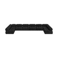 Anastasia 204" Boucle Fabric Upholstered 8pc. Modular Sectional