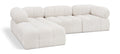 Anastasia 102" Cream Boucle Fabric Upholstered 4pc. Modular Sectional - Sec4B