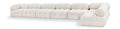 Anastasia 204" Cream Boucle Fabric Upholstered 7pc. Modular Sectional - Sec7C
