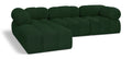 Anastasia 102" Green Boucle Fabric Upholstered 4pc. Modular Sectional - Sec4B