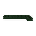 Anastasia 204" Green Boucle Fabric Upholstered 7pc. Modular Sectional - Sec7C